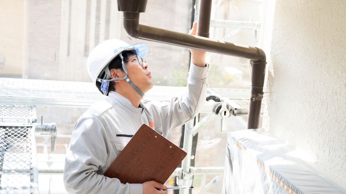 外壁塗装の現場