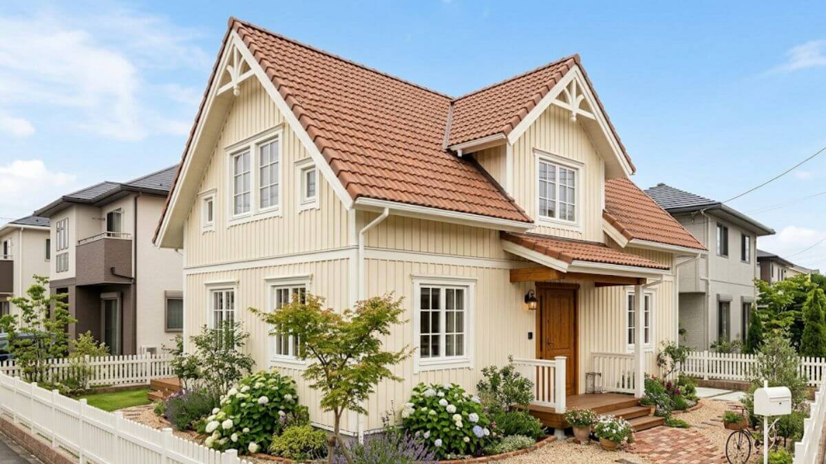 日本における北欧風の住宅の例