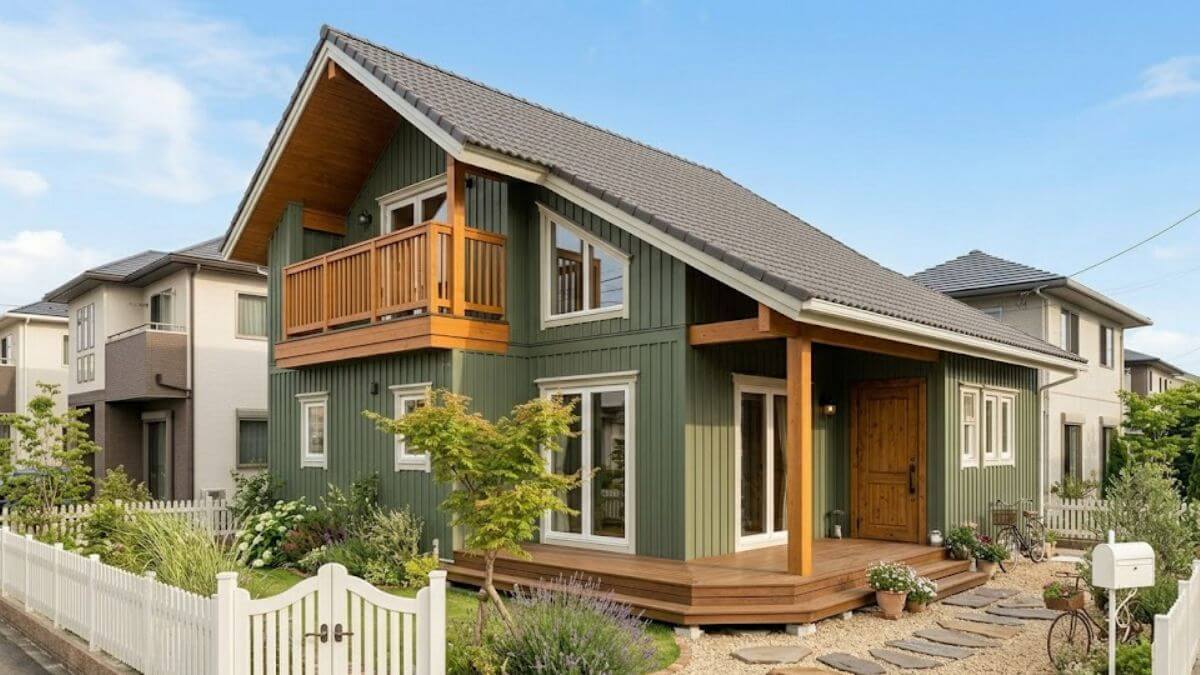 日本における北欧風の住宅の例