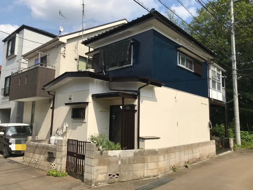 ツートンカラーの外壁塗装の実例