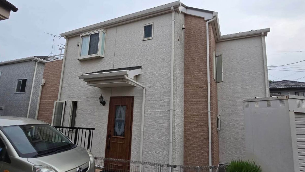 ツートンの住宅の施工事例