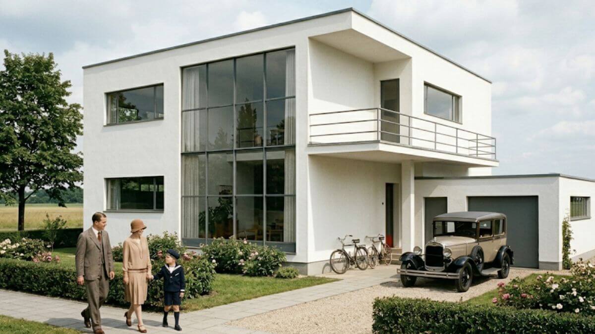 モダニズム建築の住宅の例