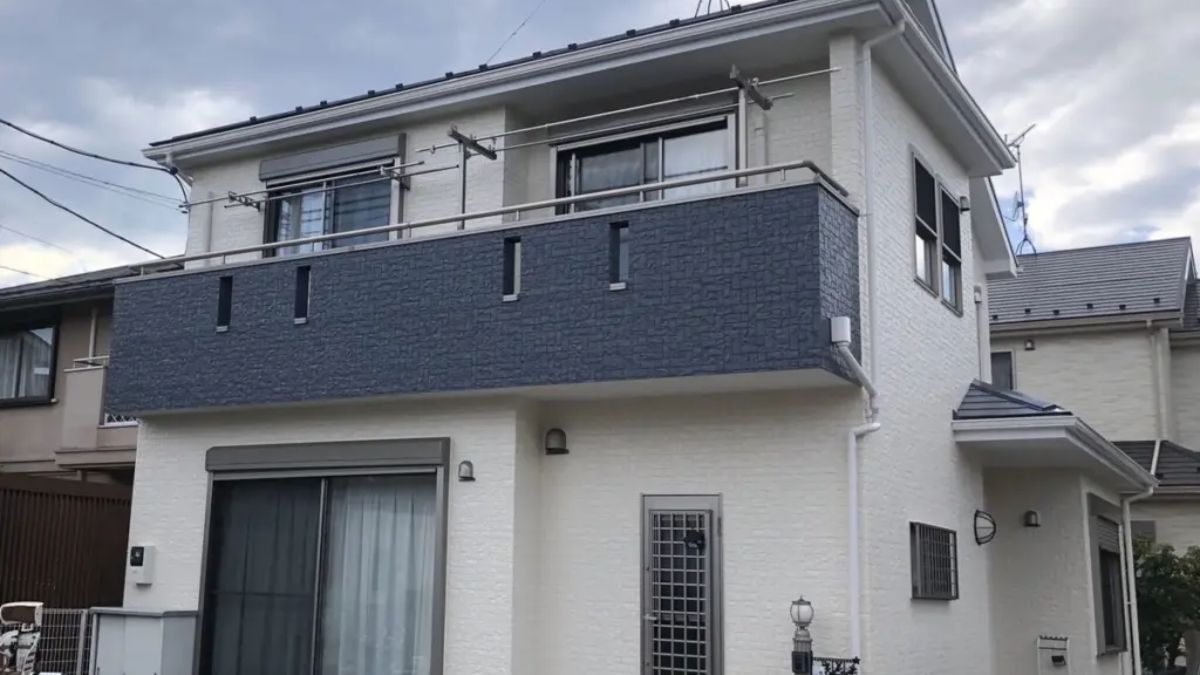 ツートンの住宅の施工事例