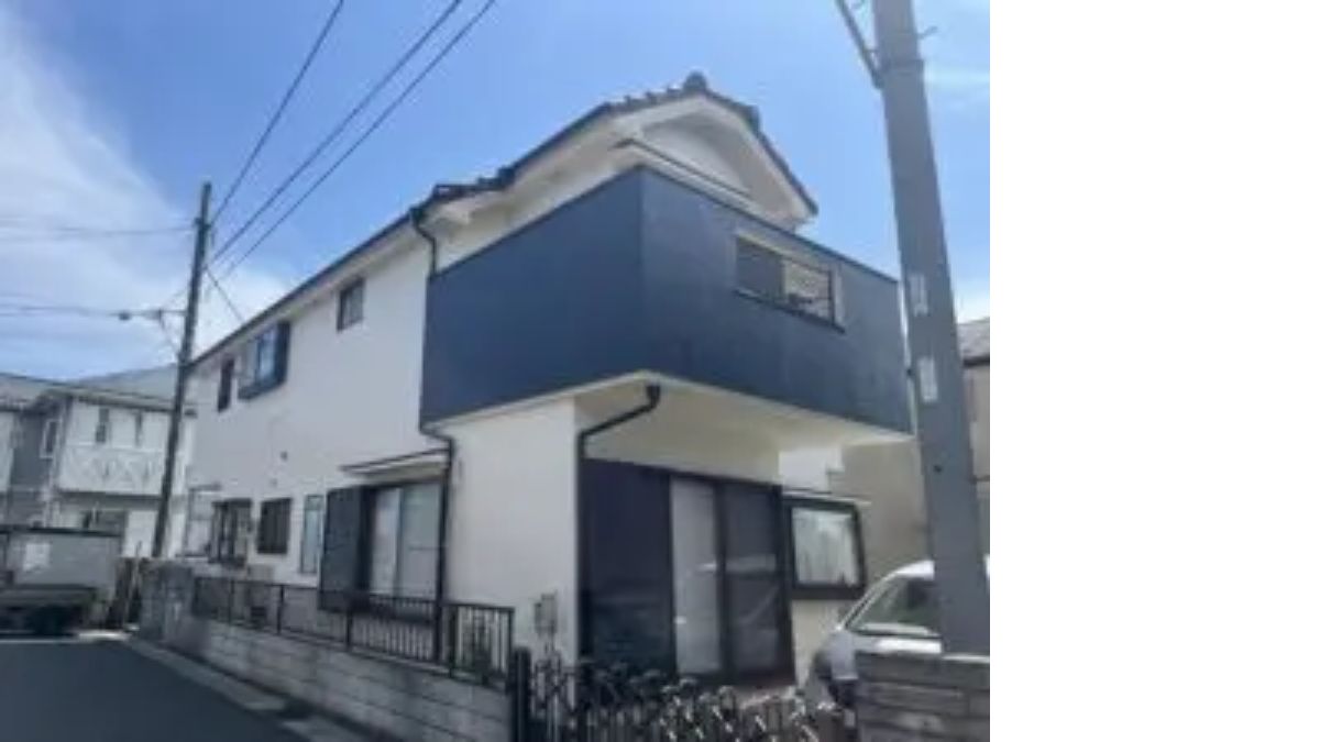 ツートンの住宅の施工事例