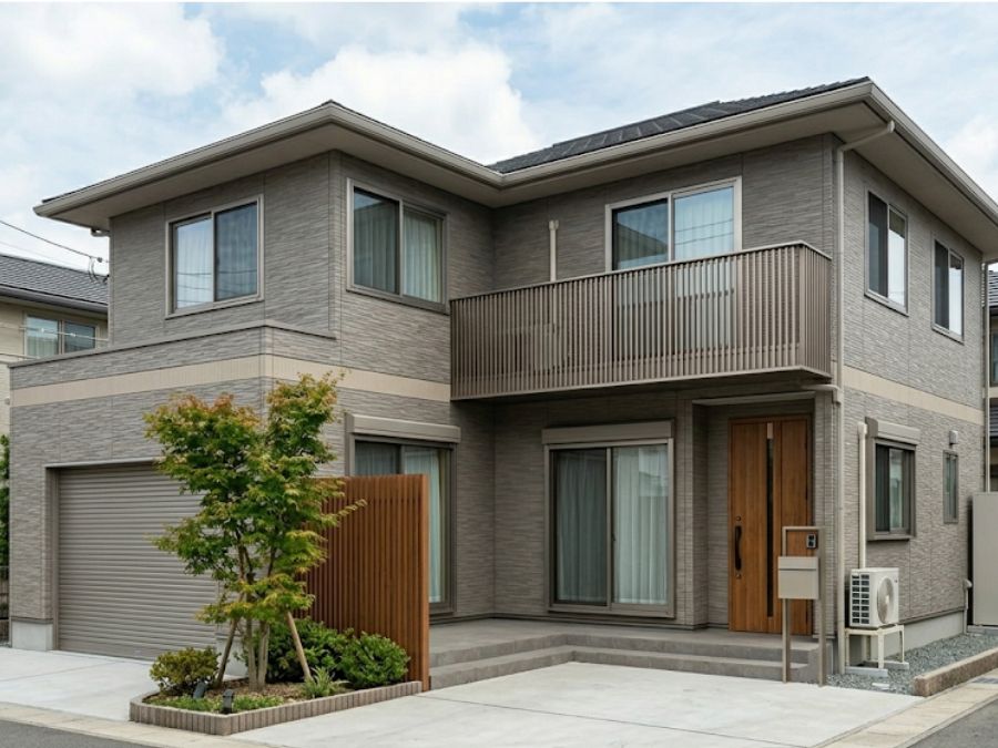 ナチュラルモダンのj住宅の施工事例